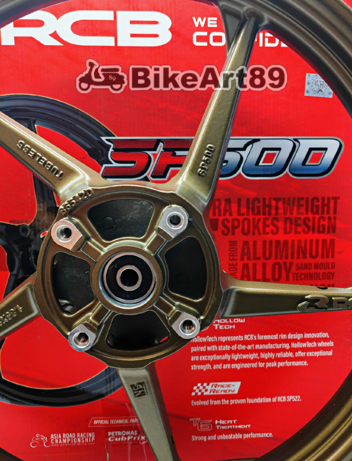 RCB SP500 Sport Rim Yamaha LC5S LC135 V8 FI 160/185/17' Racing Boy ...