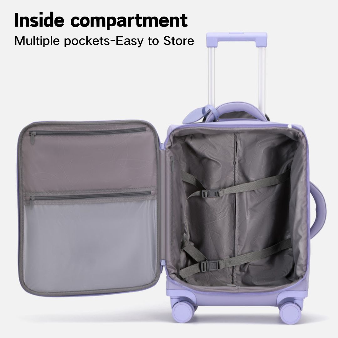Nylon Ultralight Premium Cloth Luggage 2.6kg 20"Cabin& 3.2kg 24"Cargo