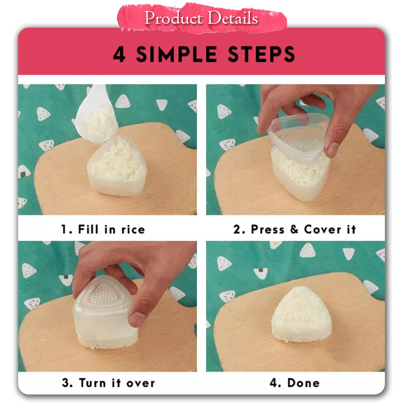 [Little B House] Onigiri Mould Rice Mould Rice Mold Bento Accessories ...