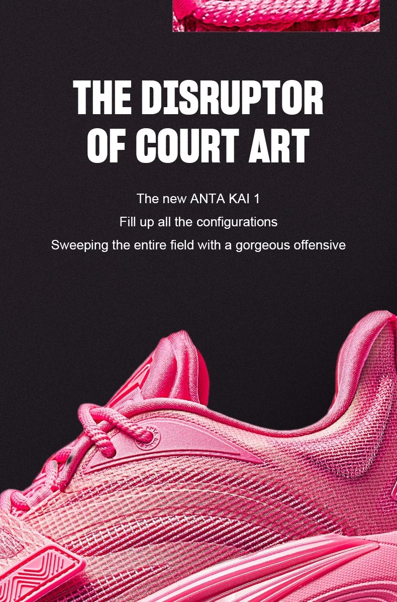 ANTA x KYRIE IRVING KAI JELLY Basketball Shoes Pink 1124D1113