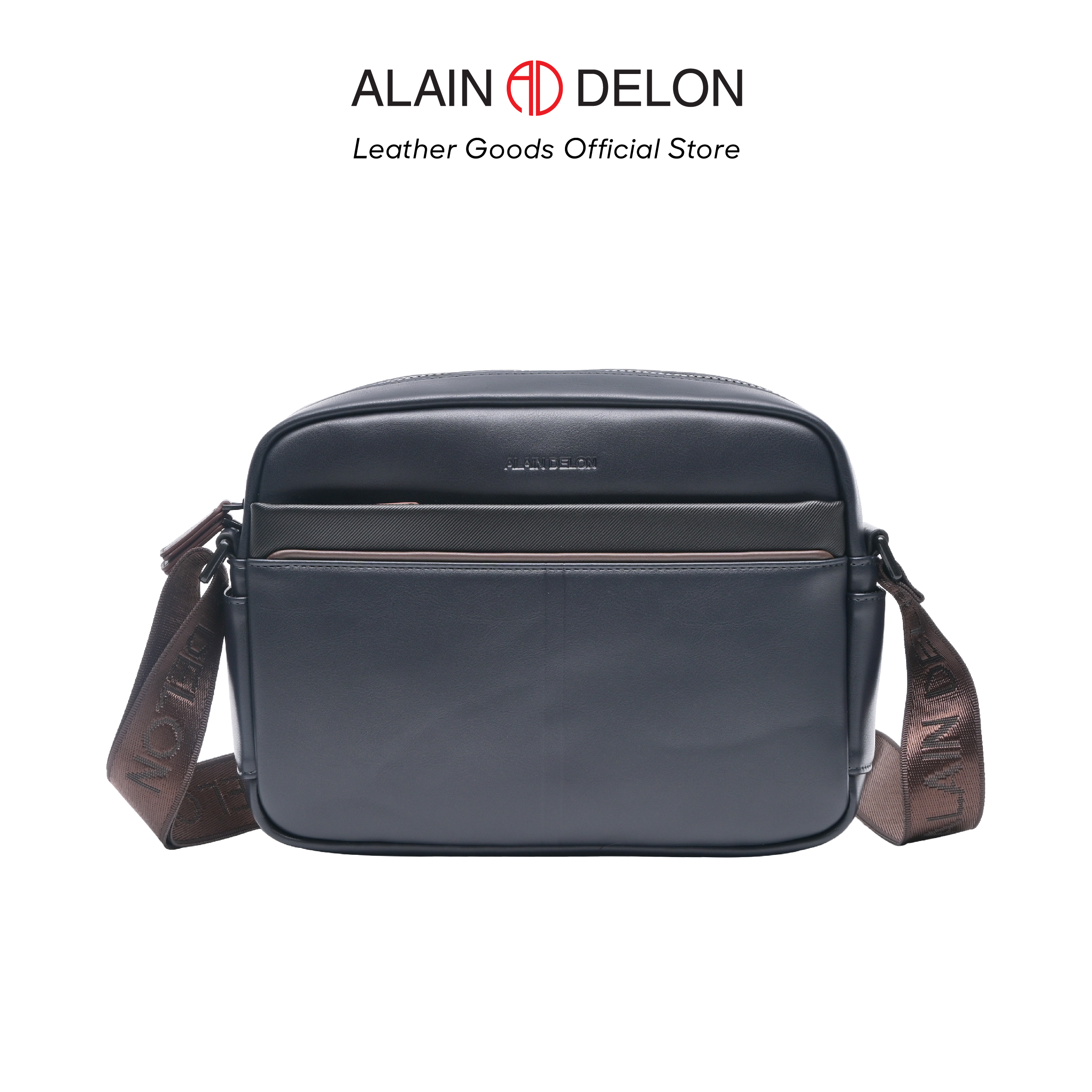 ALAIN DELON MEN SMART CASUAL HORIZONTAL MESSENGER BAG