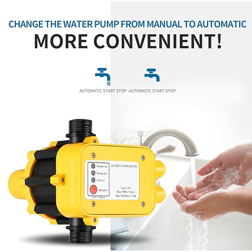 DOZOX Automatic Water Pump Pressure Controller Control Switch Unit ...