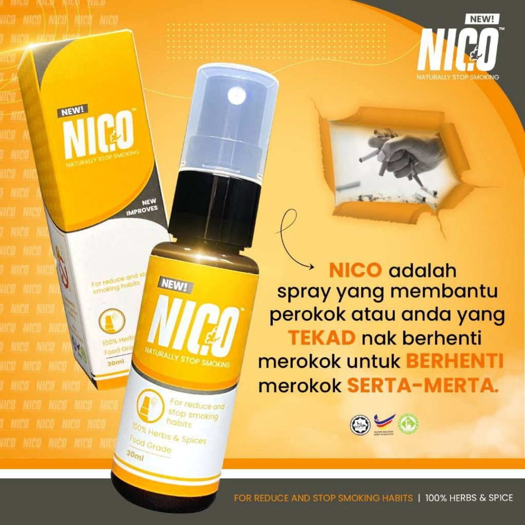 [WHOLESALE] NICO HERBS herba natural Spray NICO Berhenti Merokok stop ...