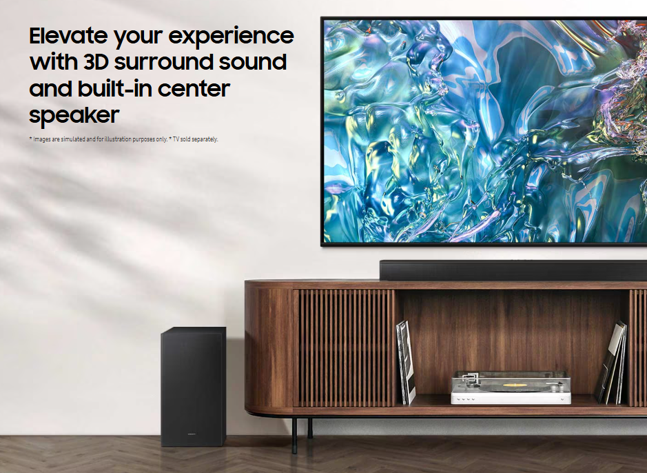 [FREE SHIPPING] Samsung BSeries Soundbar HWB650D 3.1ch with Sub