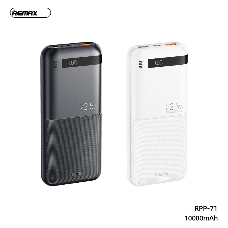 REMAX RPP-71 10,000mAh / RPP-72 20,000mAh Piloteer Series 20W+22.5W PD ...