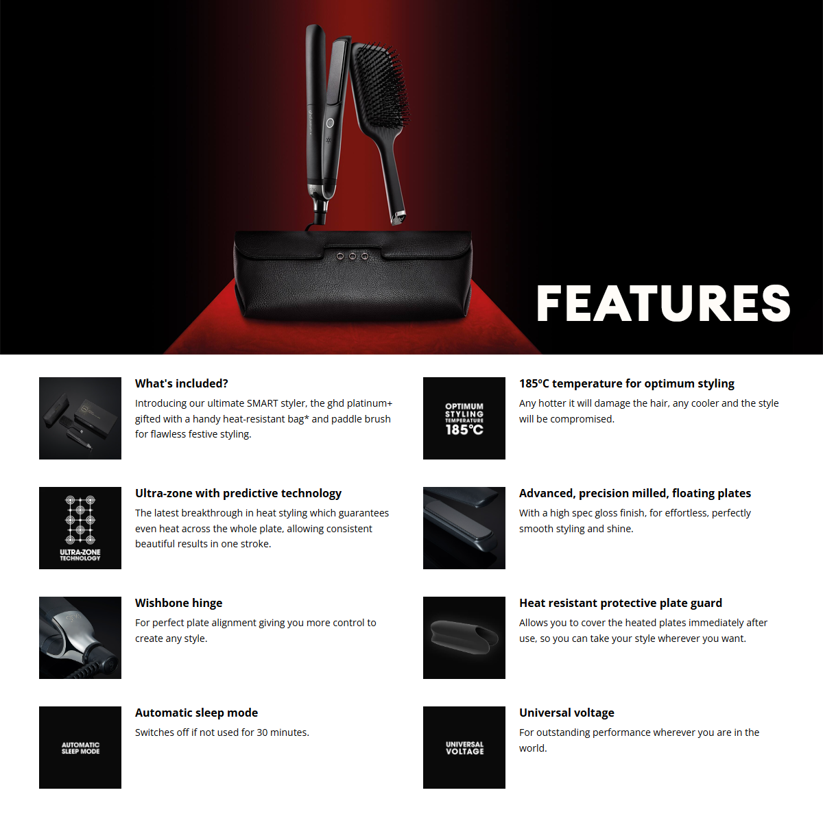 Platinum+ Professional Smart Styler Gift Kit (Holiday Limited Edition ...
