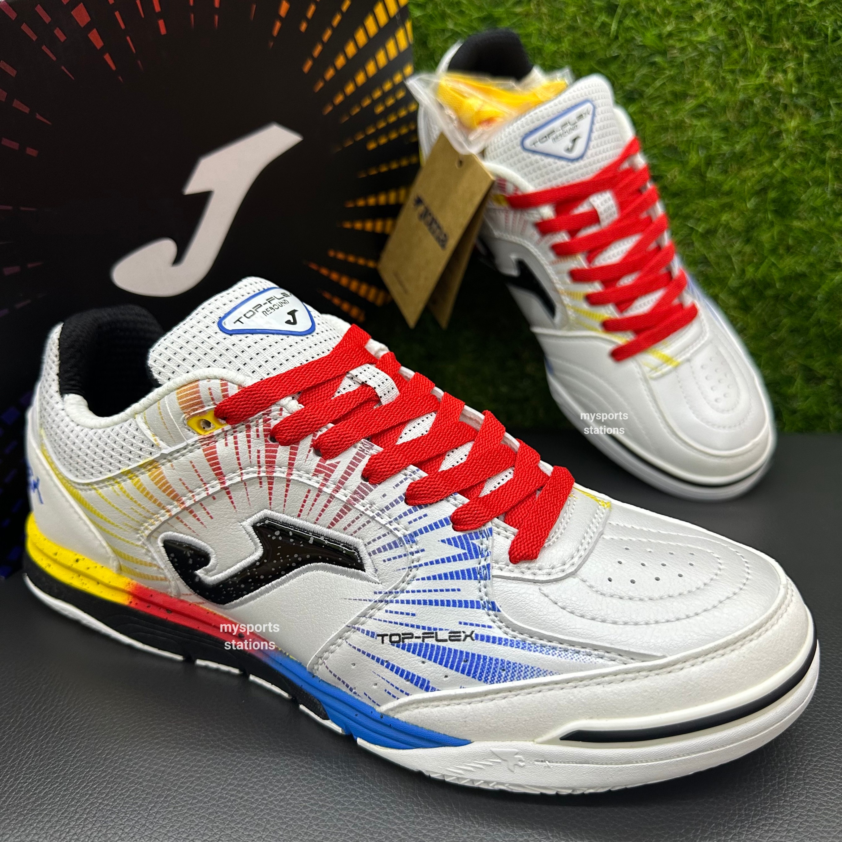 Joma Top Flex Rebound 2476 (TORW2476IN) White-Red Sala