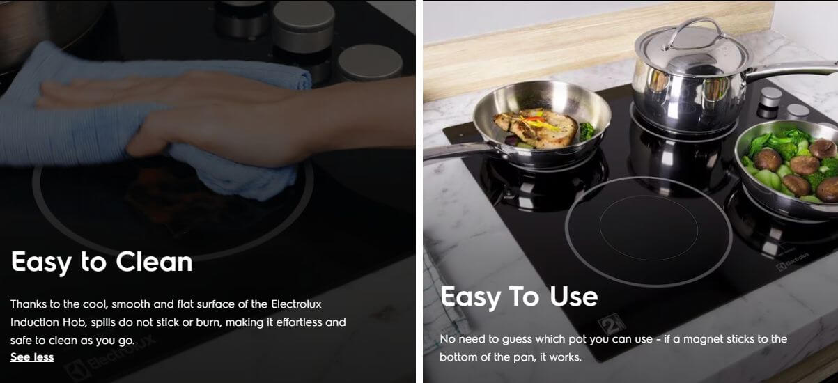 Electrolux ETD42SKA Induction Cooker Table Top Safety Auto Cut Off ...