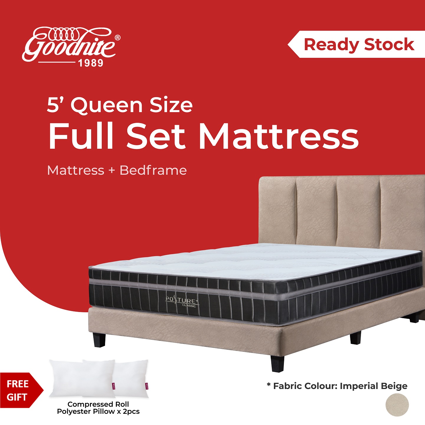 Posture Classic 7 Turn Posture Spring Mattress (10.5