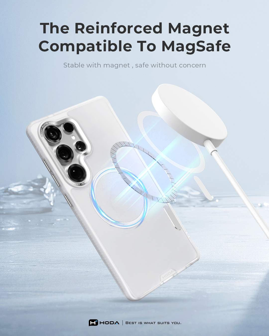 Original Hoda rough case with magnetic magcharge casing for Samsung ...