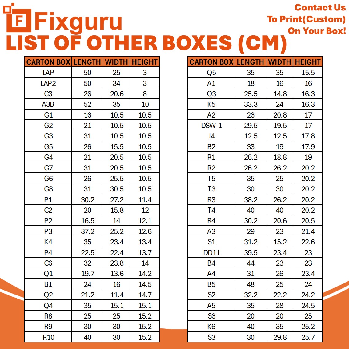 Fixguru - T4 40x40x20.2cm Carton Box Moving Box Storage Box Packing Box ...
