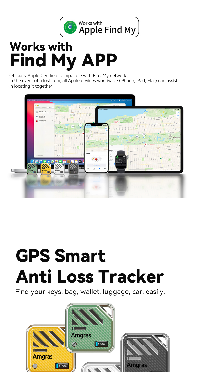 Amgras KVHB_Pro Smart Wireless Tracker – Anti-Lost Device for Keys ...