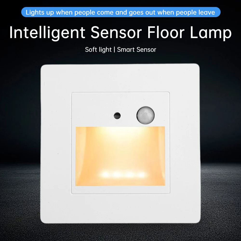 Motion Detector Sensor Led Stair Light Infrared Human Body Induction ...