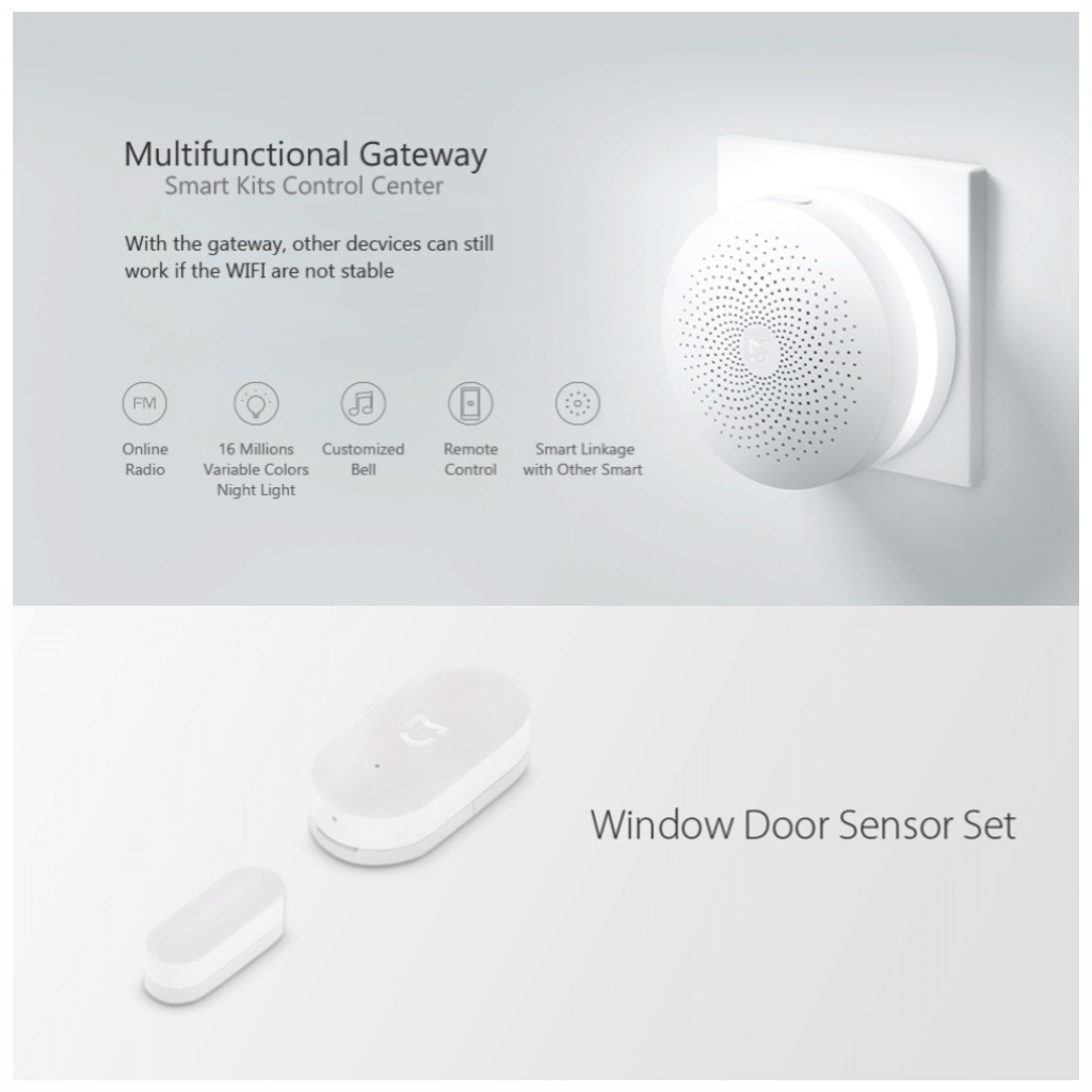 Xiaomi Smart Sensor Set Smart Home Control Hub | Door Window Human Body ...
