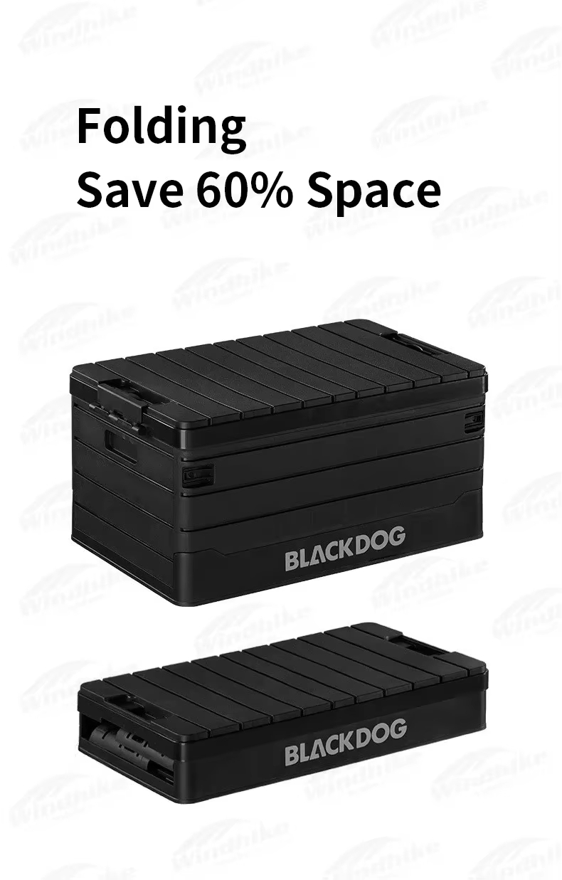 BLACKDOG 60L Foldable Storage Box Container PP Camping Fold Kotak ...