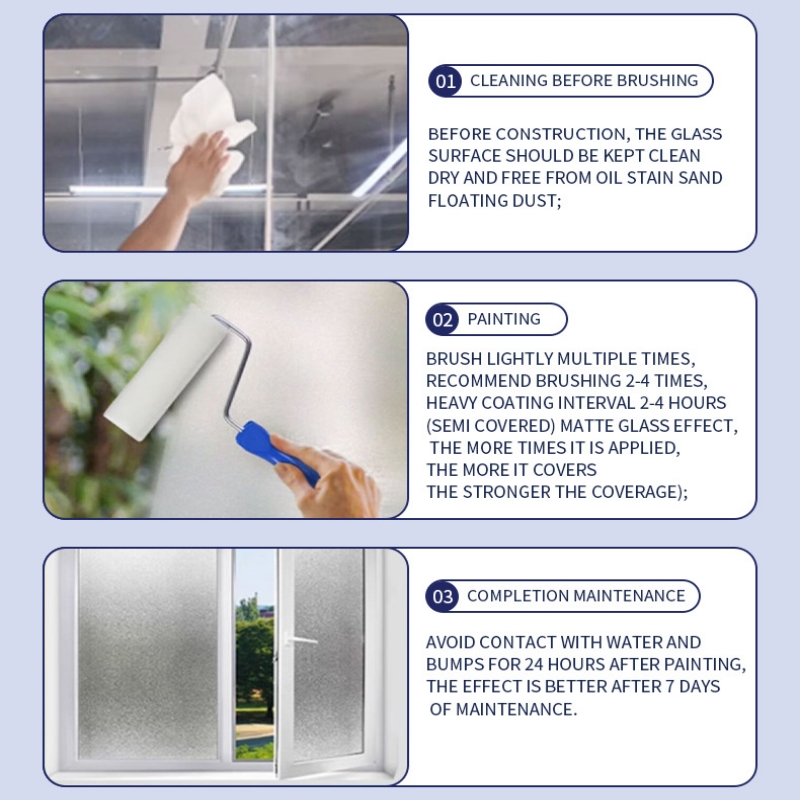 NEW 300G/500G/1KG frosted glass paint paint and primer suitable for ...