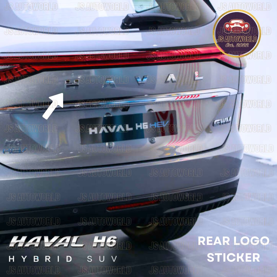 GWM Haval H6 Car Emblem Car Rear Logo Sticker Haval H6 Accessories H6 ...