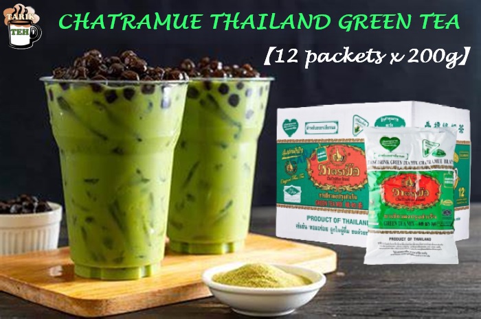 ChaTraMue Green Tea / Serbuk Thai Teh Hijau【12 packet x 200g】~ [ 1 ...