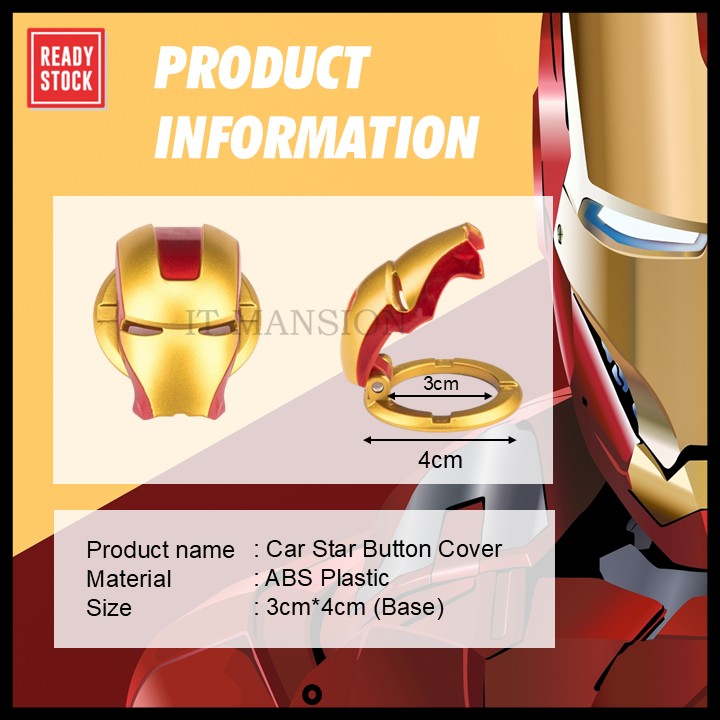 thumbnail image 2 of Car Engine Start Button Cover, Push To Start Button, Ignition Cover 2 of 13