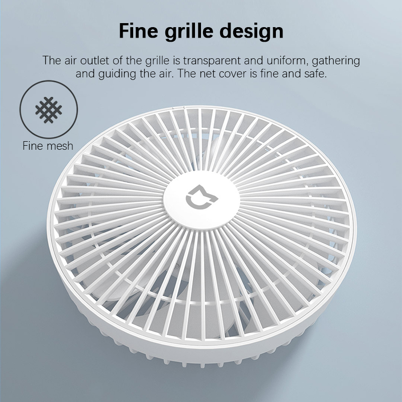 Xiaomi Portable Mini Desk Fan Rechargeable Handheld & Table Fan 7 ...