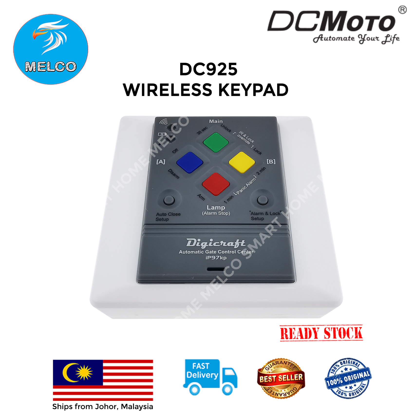 DCMoto DC925 Control Panel 8285 E0052 Autogate System GFM925W ...
