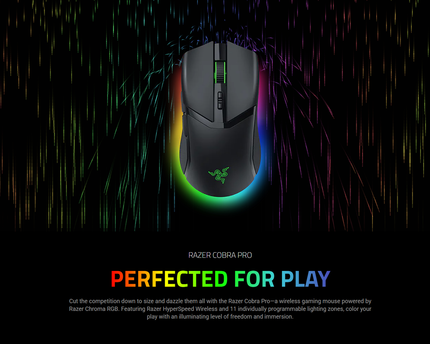 Razer Cobra Pro Customizable Wireless Gaming Mouse with Razer Chroma ...