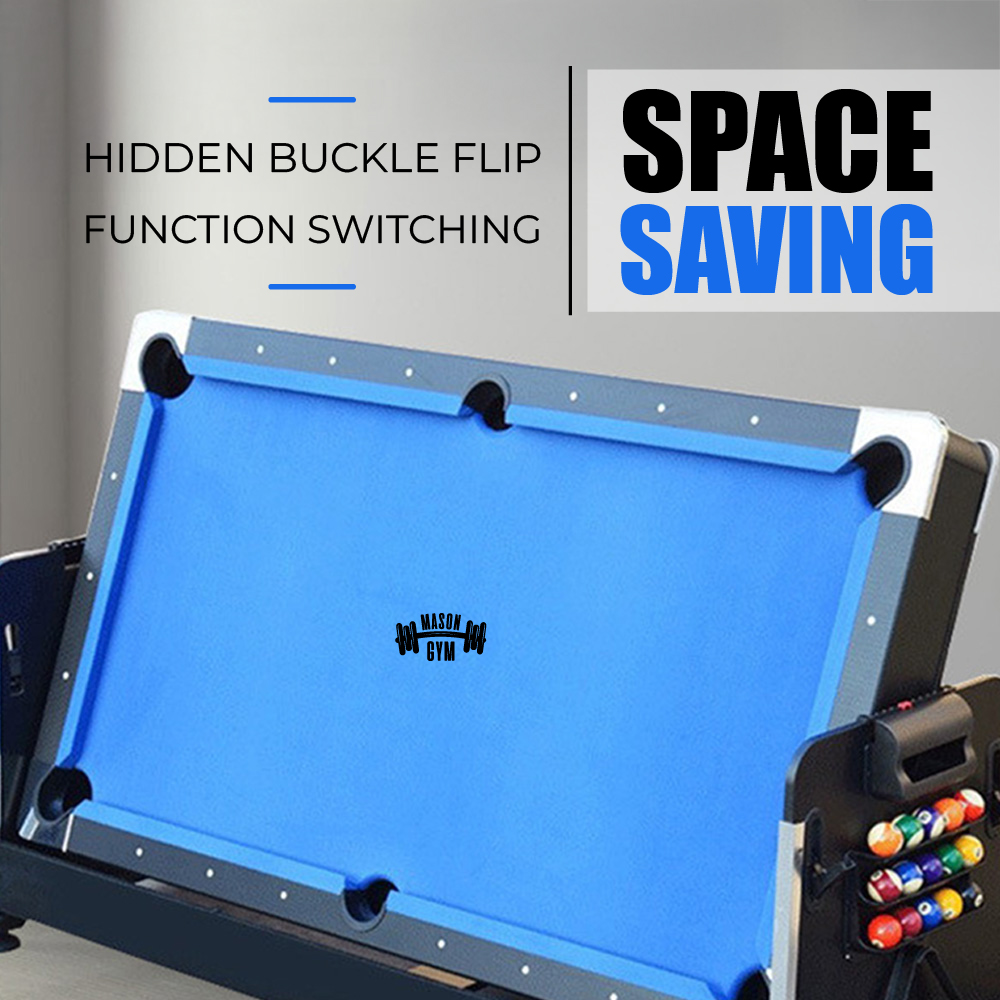 Pool Table 4 in 1 Meja pool Ping pong tennis Air hockey Desk top hoki ...