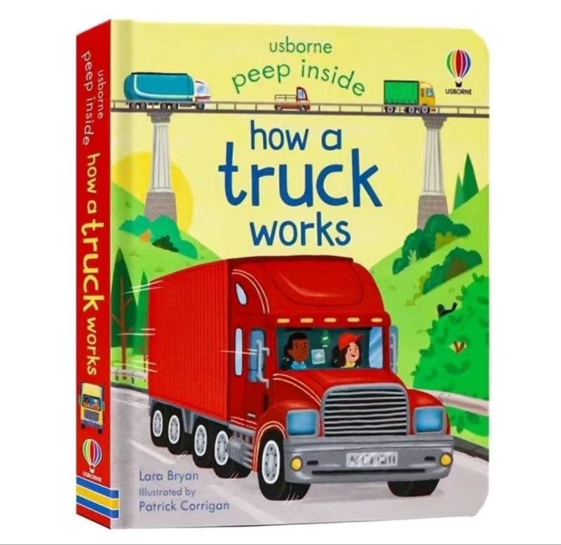 Usborne Peep Inside Flip Book/ How A Truck Works /Early Learning Kids ...