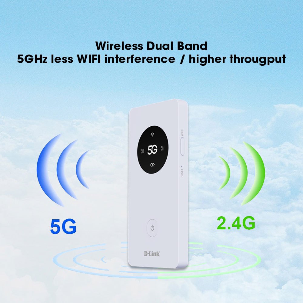 D-Link DWR-U2100 / DWR-U2000 5G Mobile WiFi Hotspot Portable Router ...