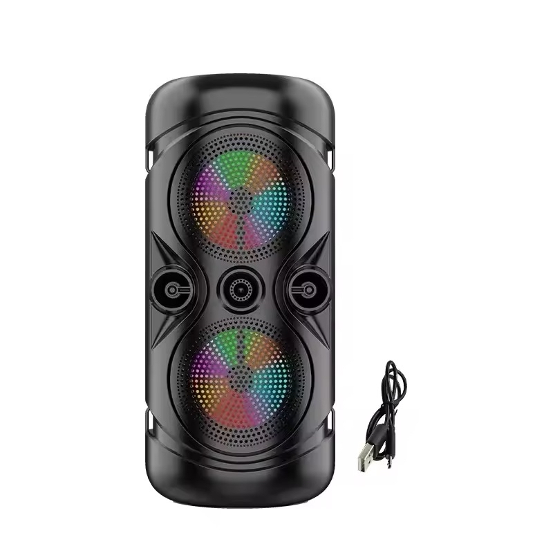 Portable Super Bass Bluetooth Speaker 🔊 | Wireless Karaoke DJ RGB Light ...