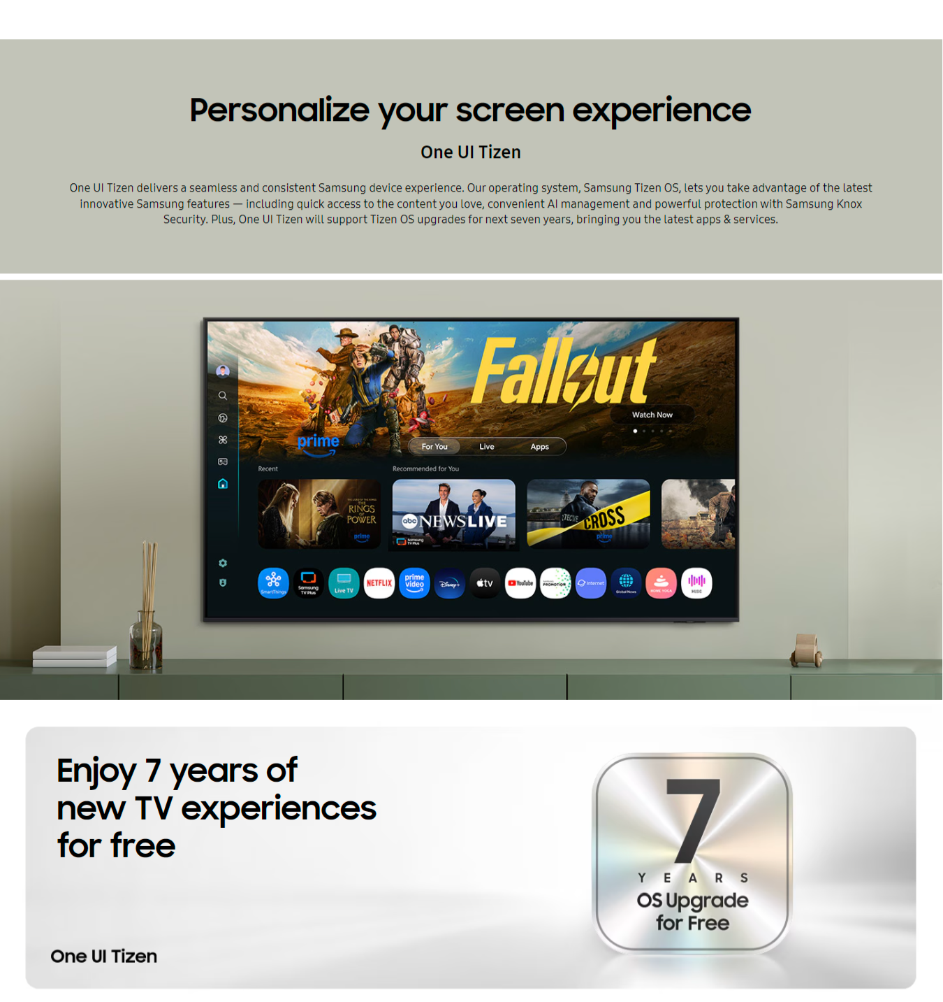 Samsung Crystal UHD UE100F 4K Smart TV (2025) [Online Exclusive ...