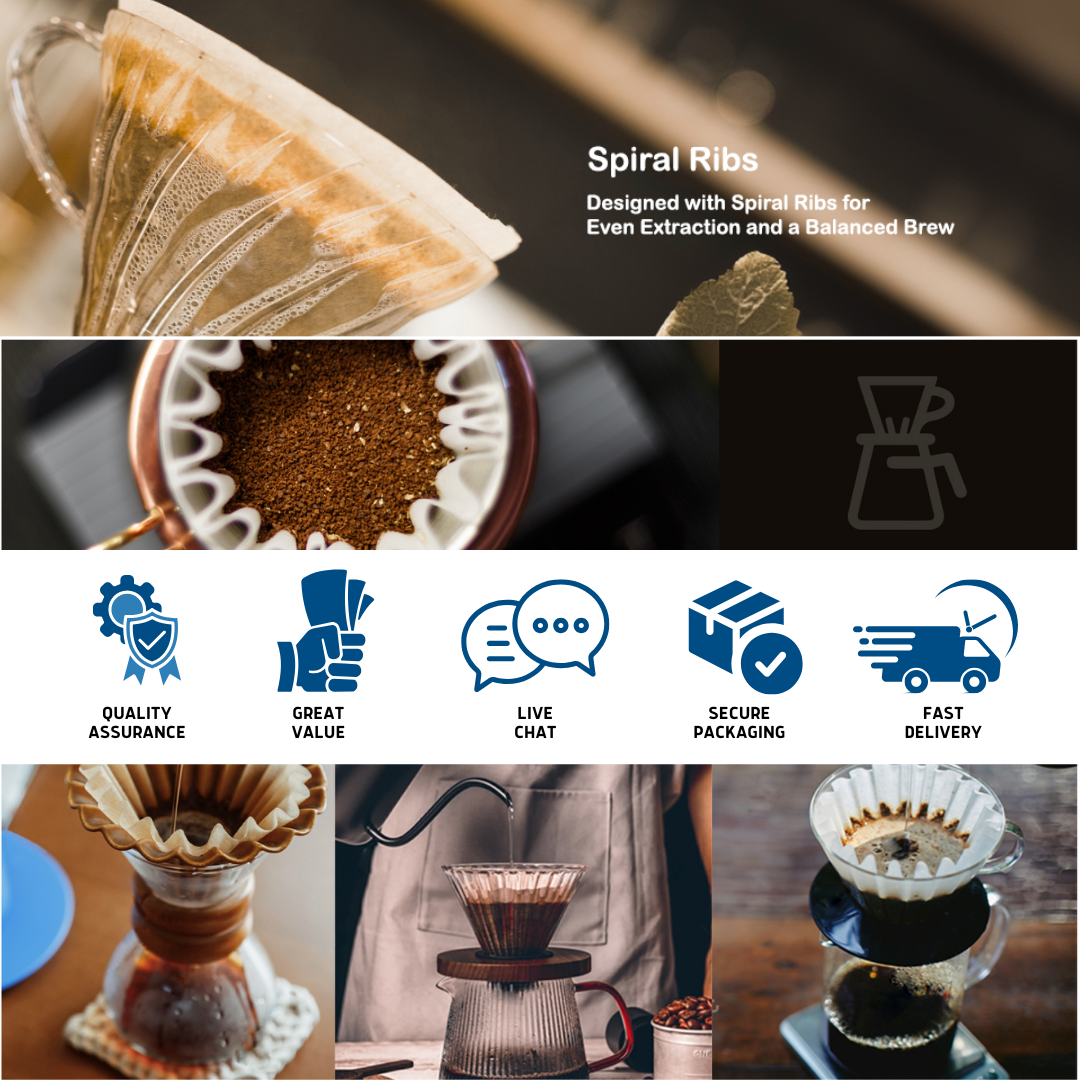 SteadySip V60 Coffee Dripper Coffee Filter Dripper PTCG Pour Over ...