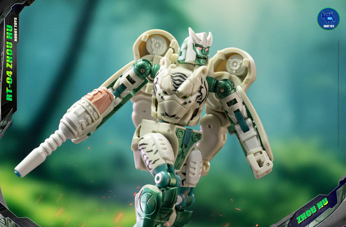 Robot Toys Transformable Robot- RT04 Zhou Hu Beast Wars Tigatron , 10cm ...