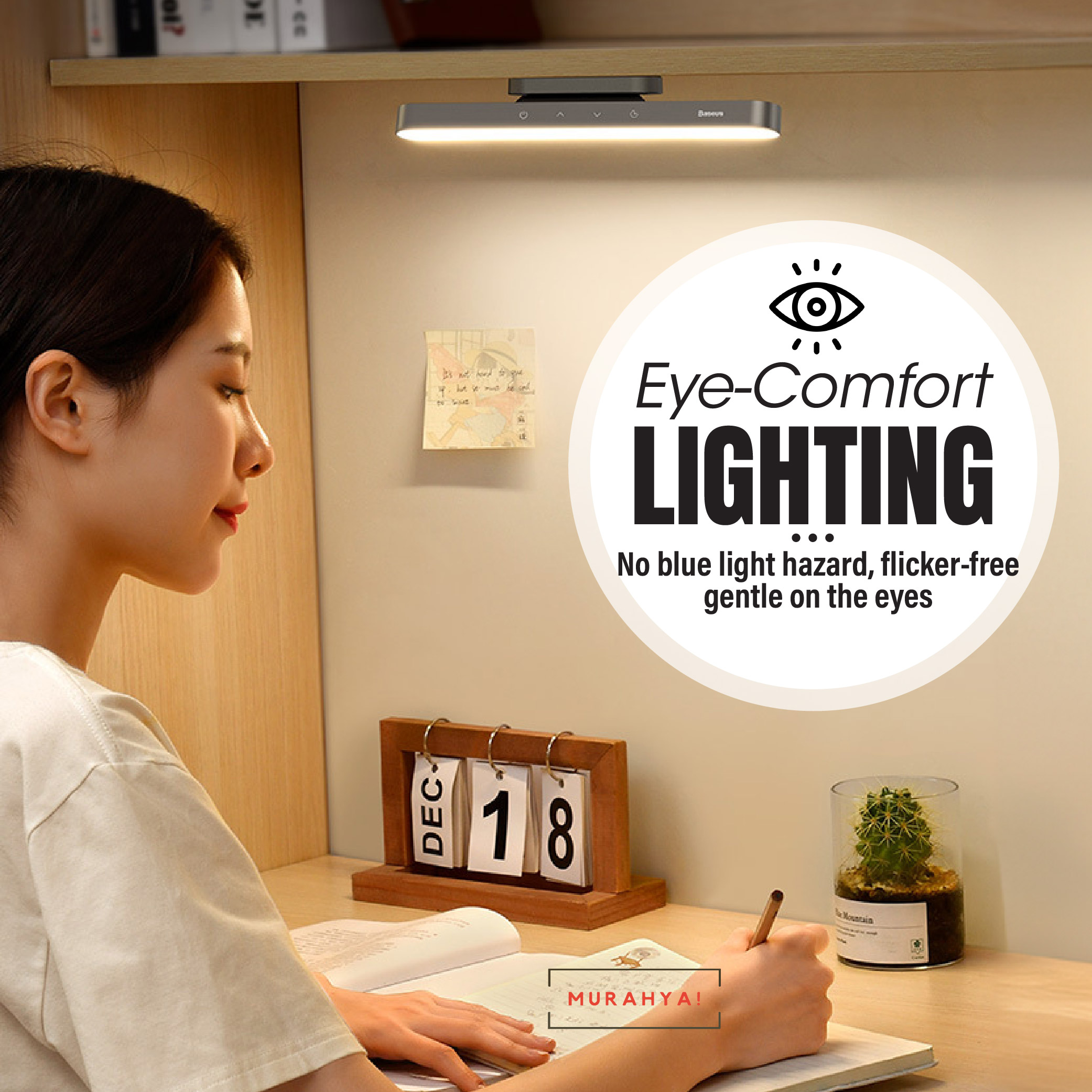 Baseus Magnetic LED Light Hanging Wireless Table Lamp detachable ...