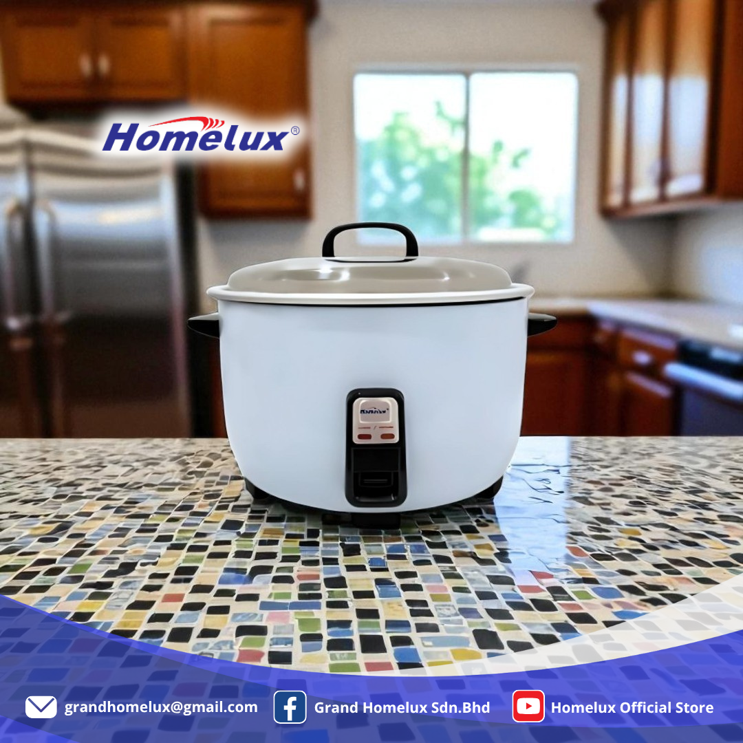 HOMELUX COMMERCIAL ELECTRIC RICE COOKER HERC SERIES HERC-08 PERIUK NASI ...