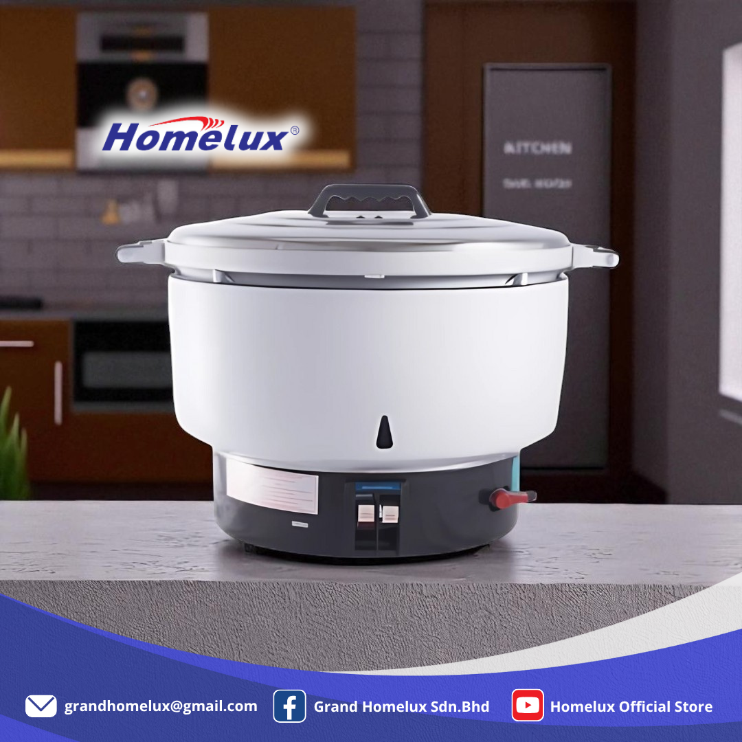 HOMELUX COMMERCIAL GAS RICE COOKER HGRC SERIES HGRC-15 PERIUK NASI ...