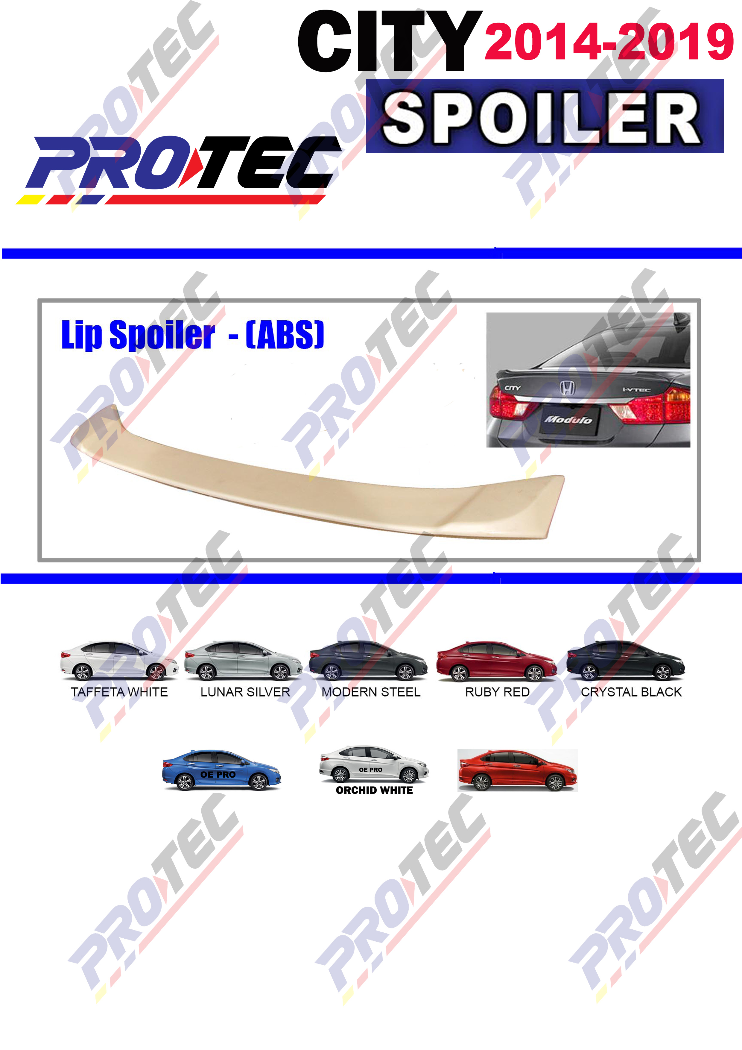 HONDA CITY GM6 OEM LIP SPOILER | Shopee Malaysia