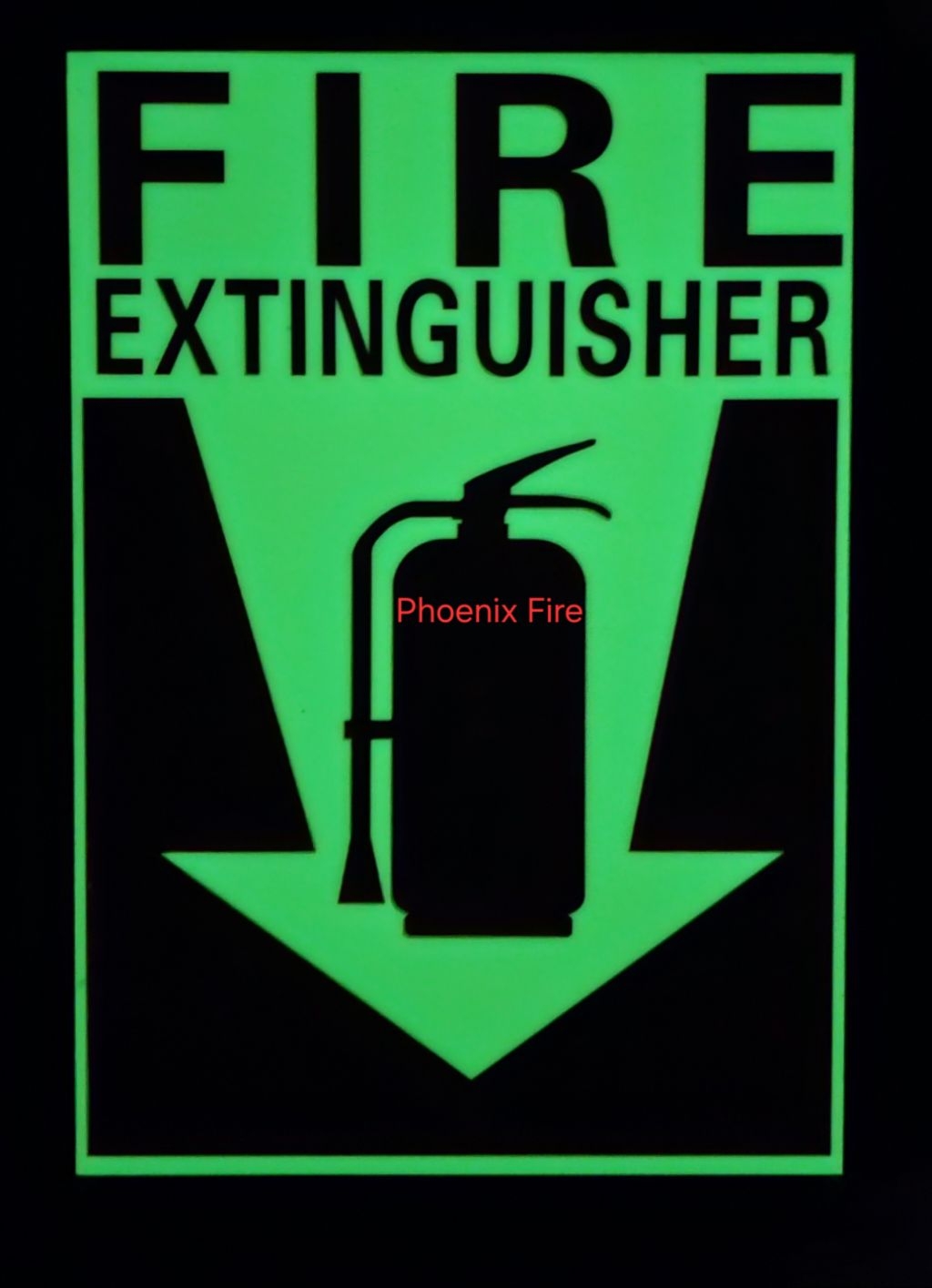 LUMINOUS FIRE FIGHTING SIGNAGE (GLOW IN THE DARK) | Shopee Malaysia