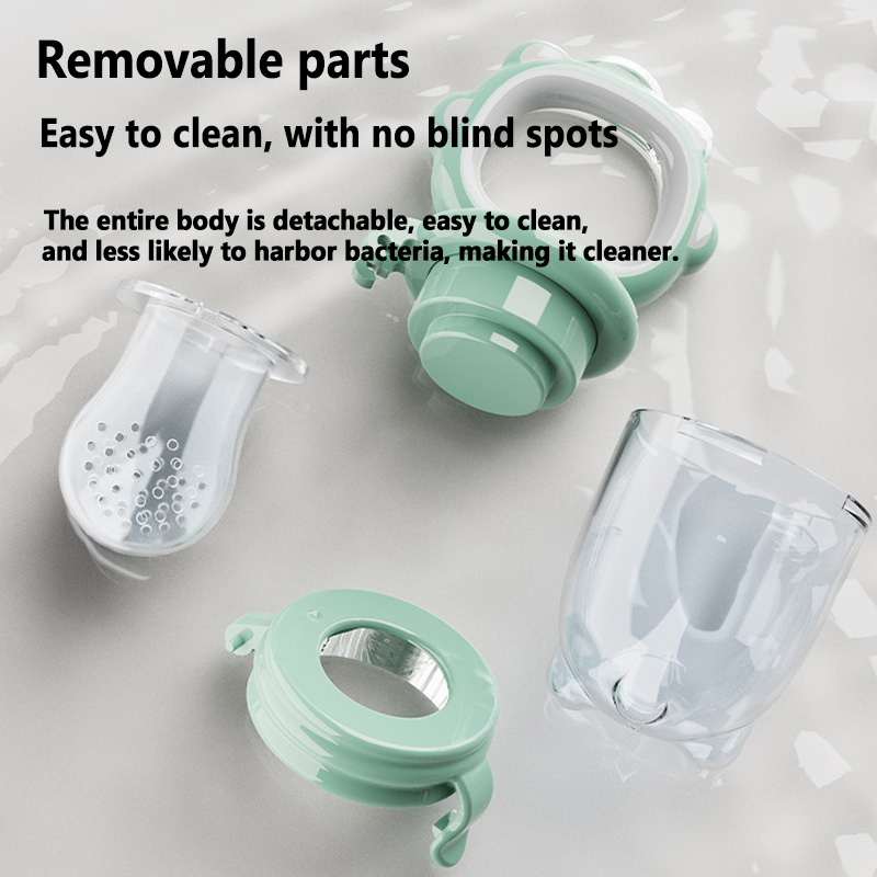 Baby Food Fruit Feeder Bite Baby Nnipple Silicon Pacifier Puting ...