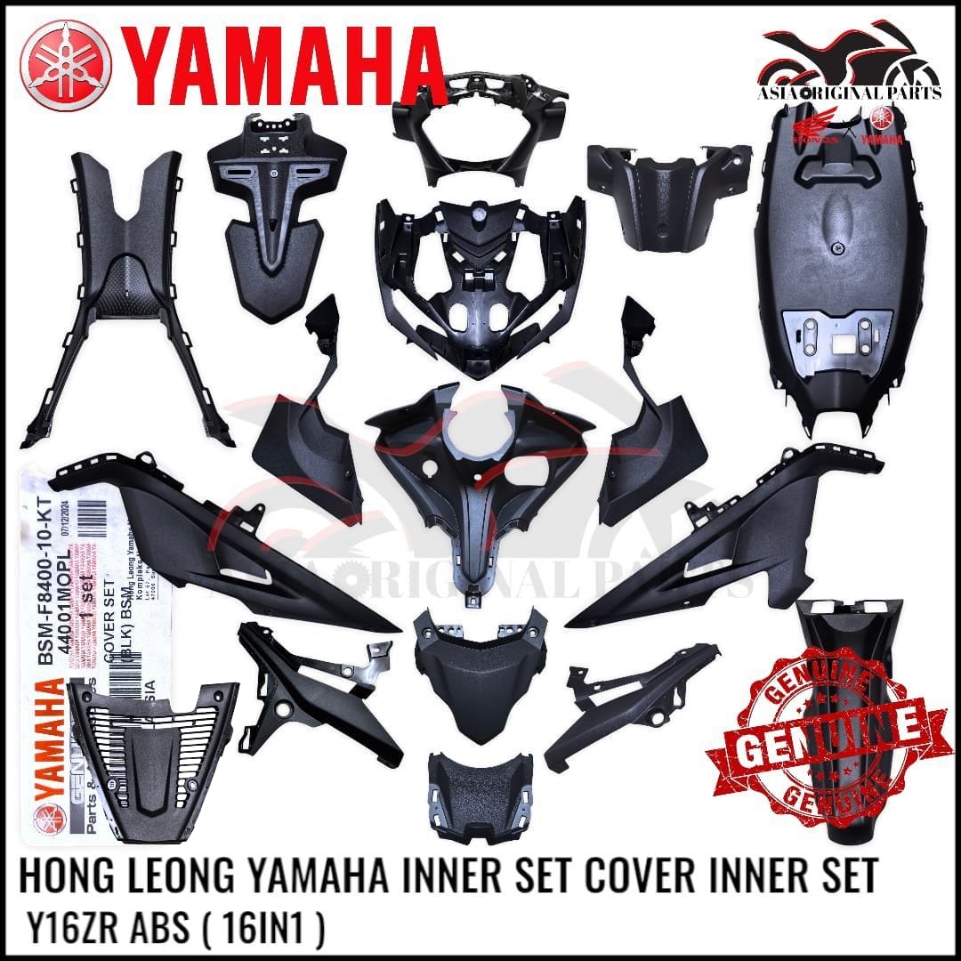 ORIGINAL HONG LEONG YAMAHA Y16ZR ABS INNER SET COVER SET INNER BSM ...