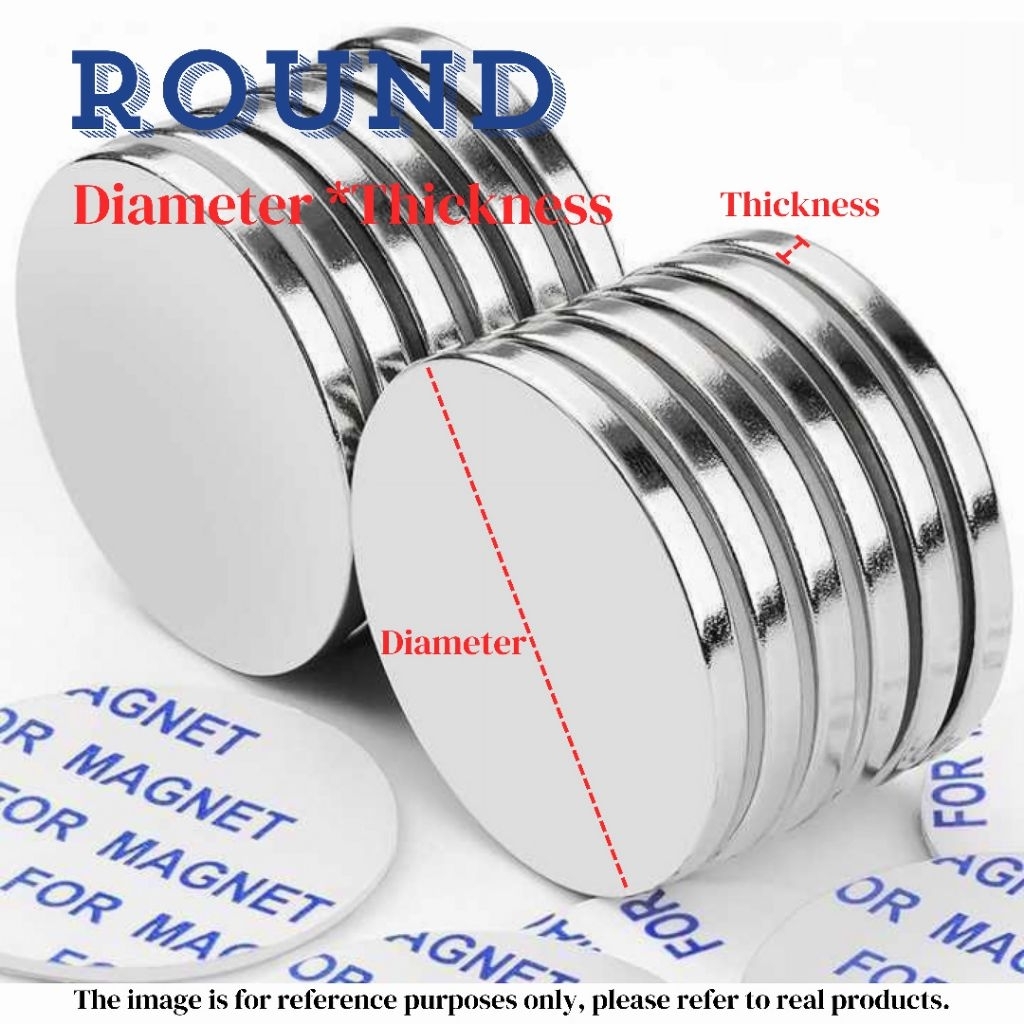 🔥[NoTape]🔥 Round Magnet Ø20mm ±0.2mm Neodymium Magnet NdFeB Power ...