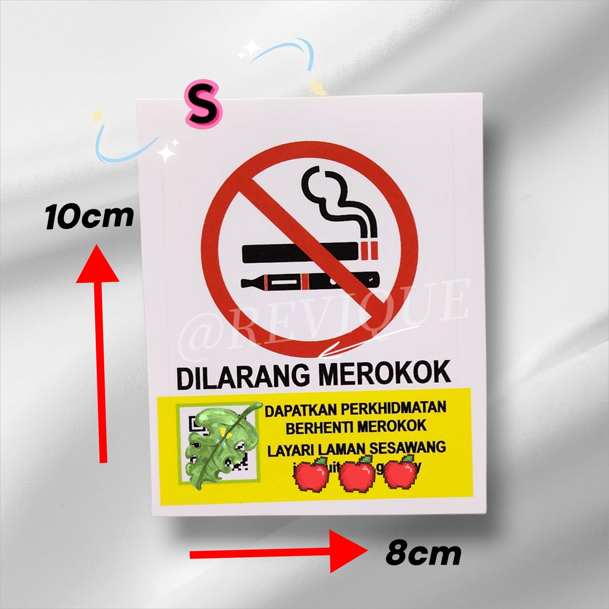 2025 No Smoking Sticker Pelekat Dilarang Merokok | Shopee Malaysia