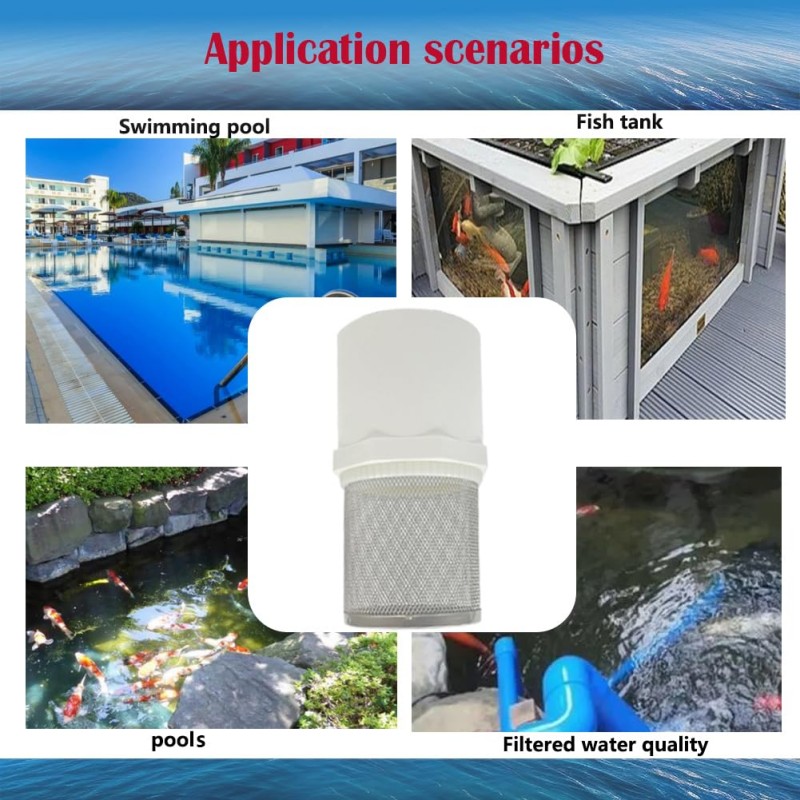 PVC Stainless Steel Filter Mesh Cover/Fish Tank Water Inlet Net Sieve ...