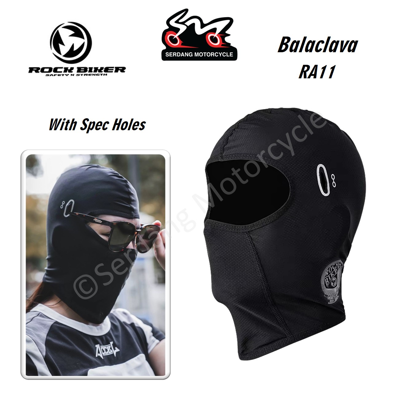 ROCK BIKER RA11 Balaclava Helmet Face Mask Motorcycle Topeng Muka Cover ...