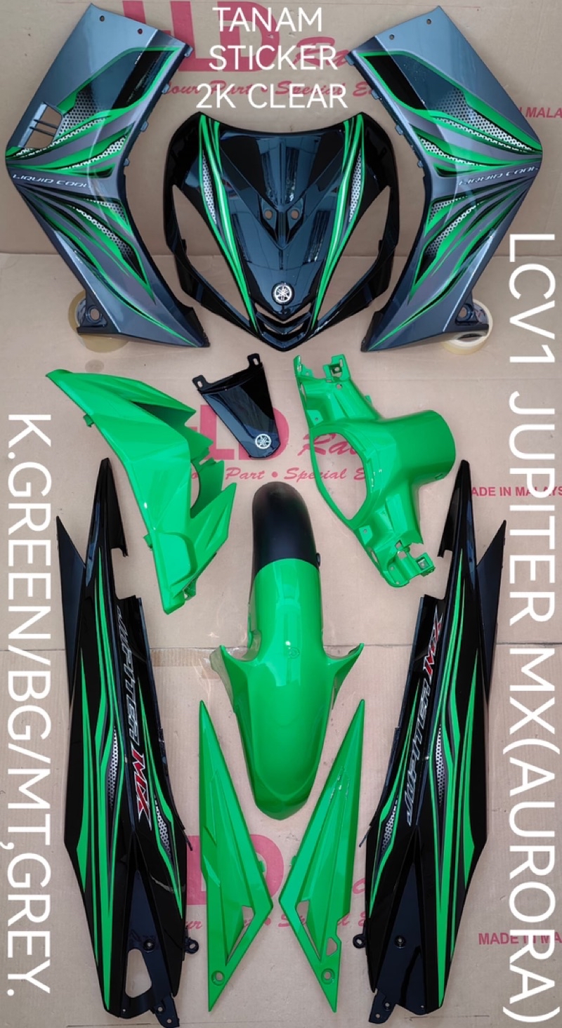 Coverset cover set tanam (HLD Racing) yamaha lc135v1 lc135 v1 lc 135 v1 ...