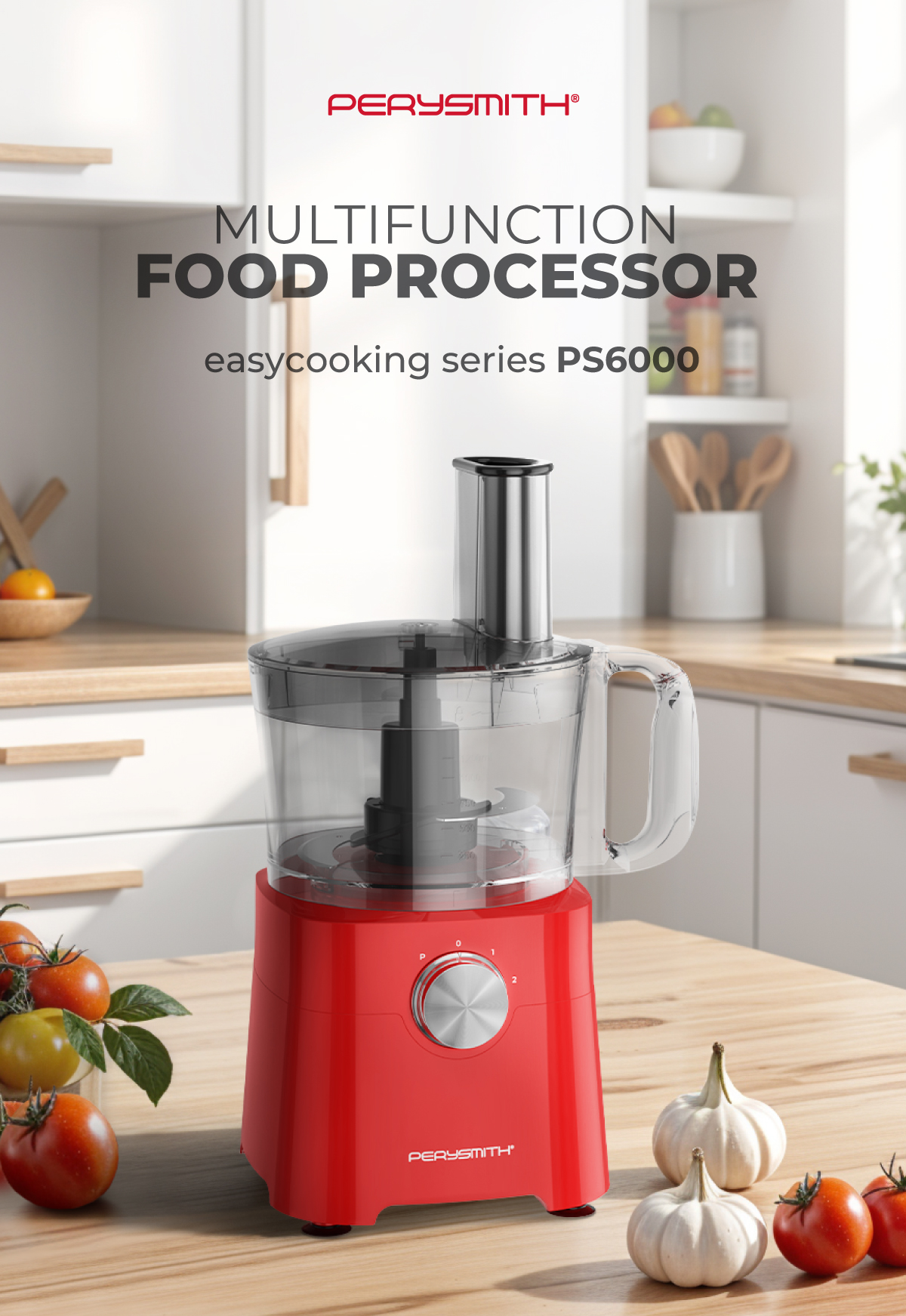 PerySmith Multi-Function Food Processor EasyCooking Series PS6000 ...