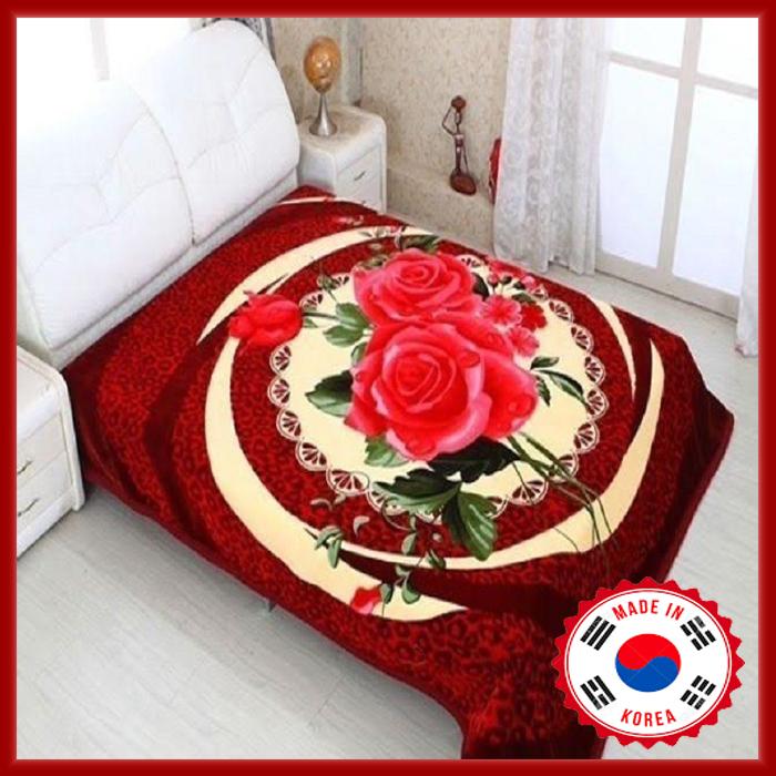 Selimut Gebu Korean High Quality Blanket, Super Soft blanket , 2 Ply