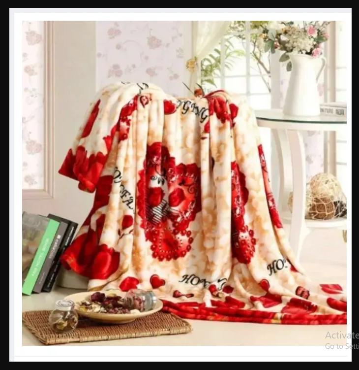 Selimut Gebu Korean High Quality Blanket, Super Soft blanket , 2 Ply