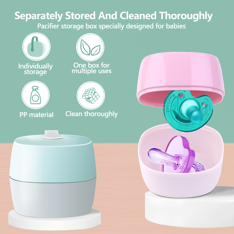 Einmilk PP Baby Pacifier Storage Case Baby Soother Pacifier Nipple Case ...