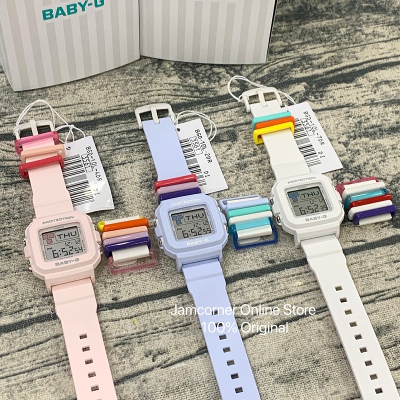 CASIO BABY-G+PLUS BGD-10L-4/BGD-10L-2/BGD-10L-7 convertible watch with ...